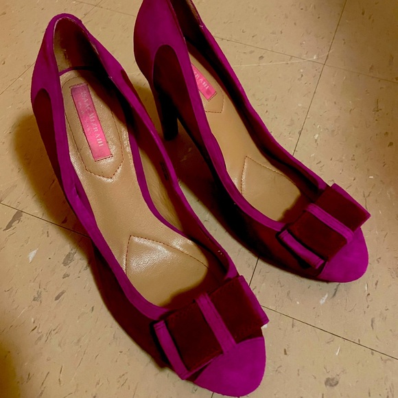 Isaaic Mizrahi Purple Heel Size 8